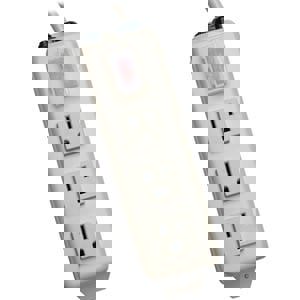 3 OUTLET POWER STRIP MOUNTABLE METAL 6 F